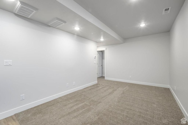 7936 N Bristlecone Rd, Eagle Mountain, UT 84005 - empty room with baseboards, recessed lighting, and carpet floors
