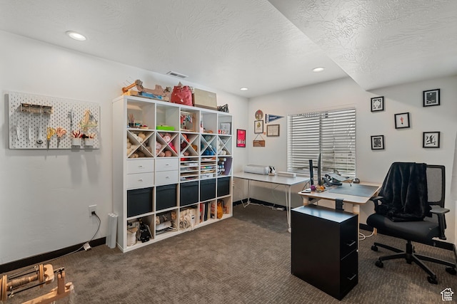 189 N 20 W, Vineyard, UT 84059 - office featuring carpet floors, recessed lighting, a textured ceiling, and baseboards