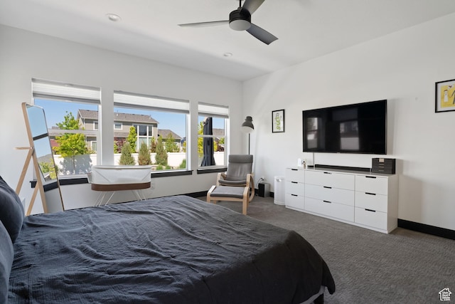 189 N 20 W, Vineyard, UT 84059 - bedroom with carpet flooring, baseboards, and ceiling fan