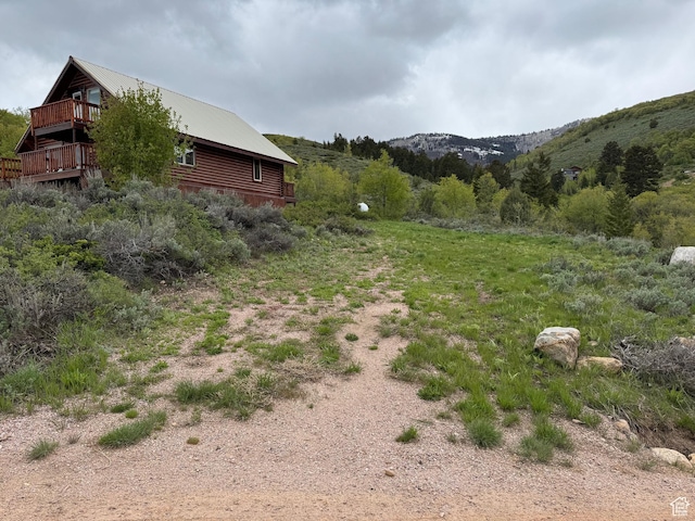 395 Hickock Dr Unit 309, Fish Haven, ID 83287 - view of yard with a mountain view