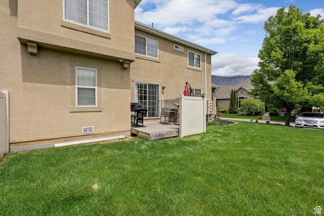 152 S 930 E, American Fork, UT 84003 - back of house featuring stucco siding and a yard