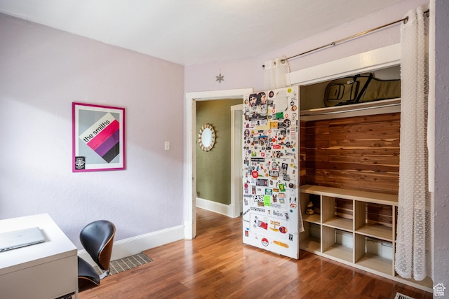 1190 E Sherman Ave S, Salt Lake City, UT 84105 - home office with wood finished floors and baseboards