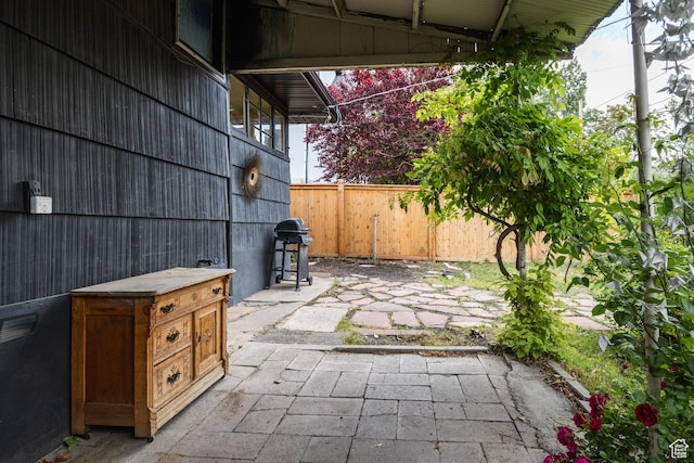 1190 E Sherman Ave S, Salt Lake City, UT 84105 - view of patio / terrace with area for grilling