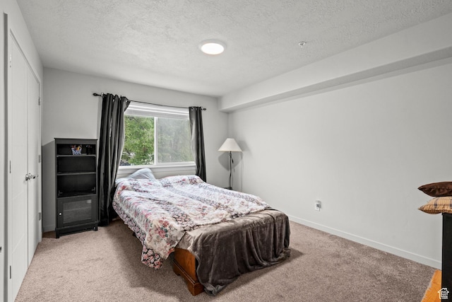 64 W 600 S Unit C205, Springville, UT 84663 - bedroom featuring carpet floors, a textured ceiling, and baseboards