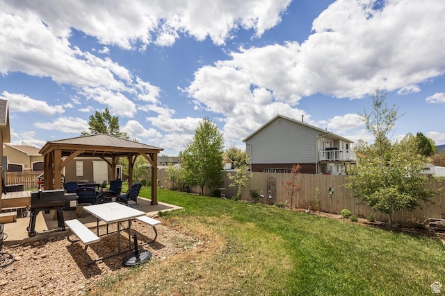 455 N 100 W Unit C-80, Kamas, UT 84036 - view of yard with a gazebo, a patio area, and an outdoor living space