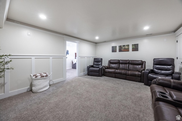 455 N 100 W Unit C-80, Kamas, UT 84036 - carpeted cinema with recessed lighting, wainscoting, a decorative wall, and ornamental molding
