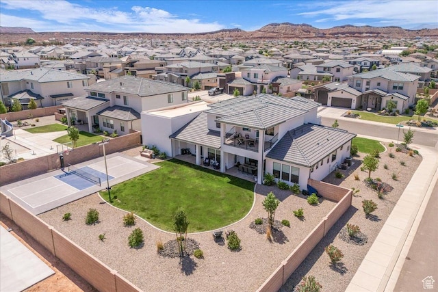 2725 E Ashwood Ln, St George, UT 84790 - aerial perspective of suburban area with a mountainous background