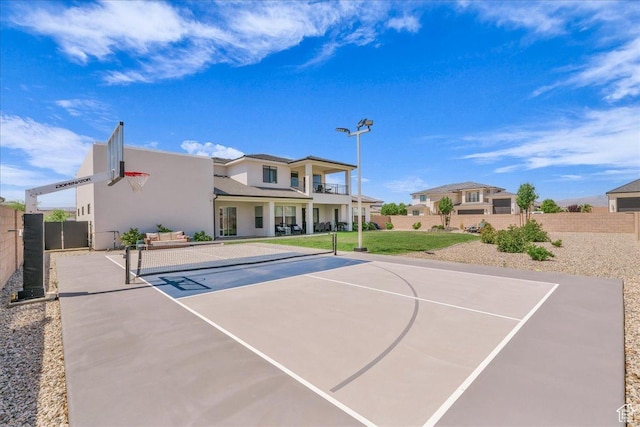 2725 E Ashwood Ln, St George, UT 84790 - view of sport court with basketball court