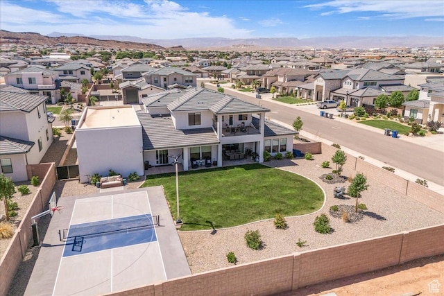 2725 E Ashwood Ln, St George, UT 84790 - aerial perspective of suburban area with a mountainous background