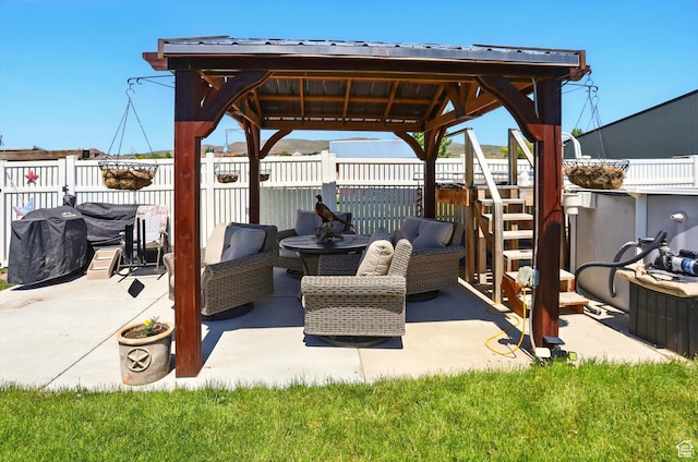 2226 W 1000 N, Tremonton, UT 84337 - view of patio featuring a gazebo