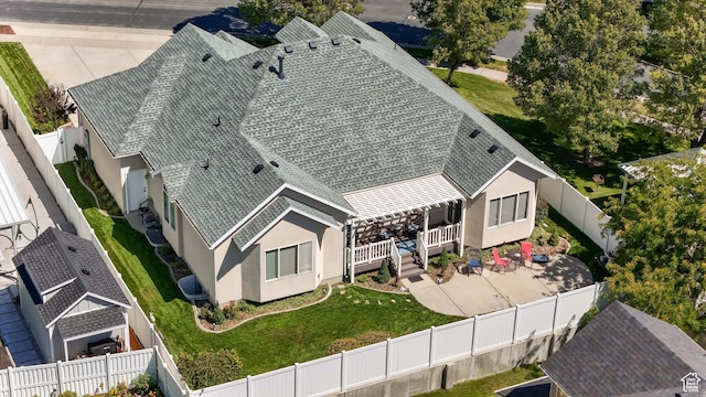 1169 W Bateman Dr, West Jordan, UT 84084 - view from above of property