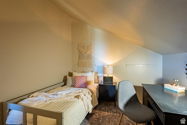 2025 Canyon Resort Dr Unit L-5, Park City, UT 84098 - bedroom with lofted ceiling and a desk