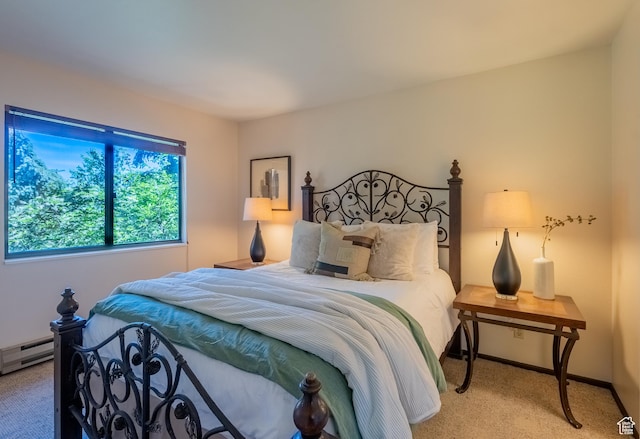 2025 Canyon Resort Dr Unit L-5, Park City, UT 84098 - carpeted bedroom featuring a baseboard radiator and baseboards