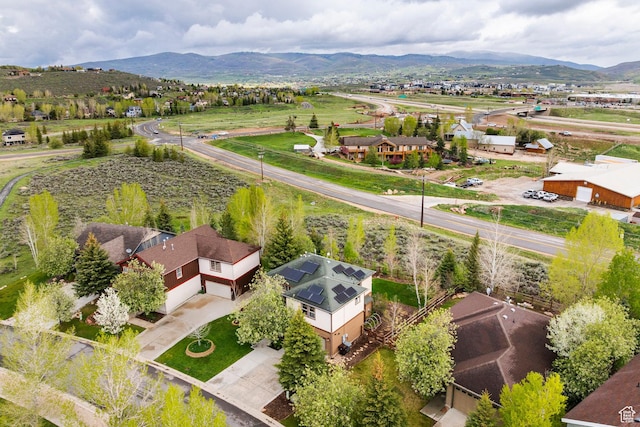 1189 E Fox Crest Dr, Park City, UT 84098 - aerial view of residential area featuring mountains
