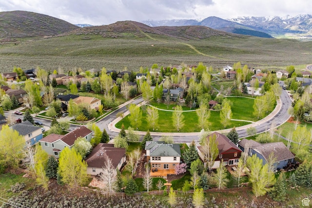 1189 E Fox Crest Dr, Park City, UT 84098 - aerial perspective of suburban area with mountains