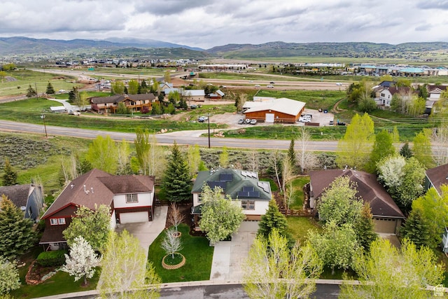 1189 E Fox Crest Dr, Park City, UT 84098 - aerial view of residential area featuring a mountain backdrop