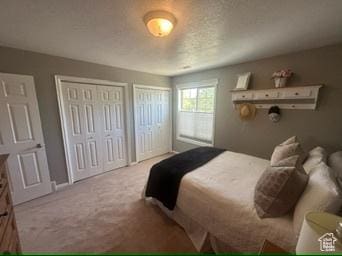 341 E Wilford Ave, Murray, UT 84107 - carpeted bedroom featuring multiple closets