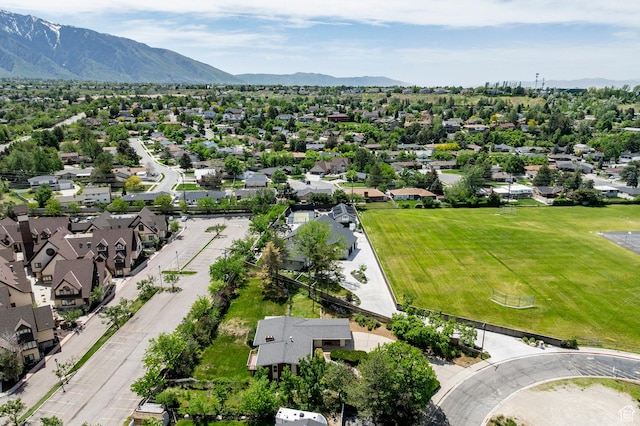 2006 E Creek Rd, Sandy, UT 84093 - aerial view of residential area with a mountain backdrop