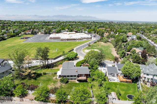 2006 E Creek Rd, Sandy, UT 84093 - aerial view of residential area with a mountainous background