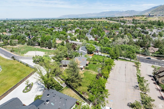 2006 E Creek Rd, Sandy, UT 84093 - aerial view of residential area with a mountainous background
