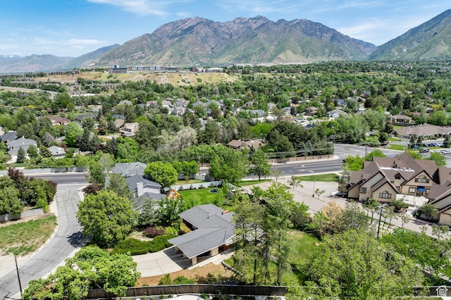 2006 E Creek Rd, Sandy, UT 84093 - aerial view of residential area featuring a mountainous background
