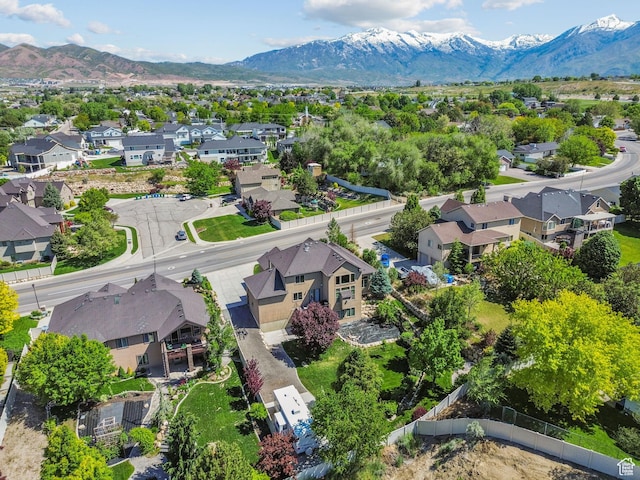 36 E 1450 N, Lehi, UT 84043 - aerial view of residential area featuring a mountain backdrop