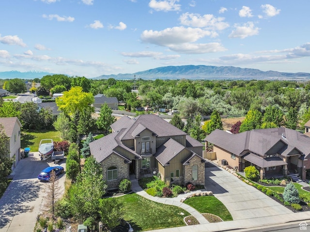 36 E 1450 N, Lehi, UT 84043 - aerial view of residential area featuring a mountain backdrop