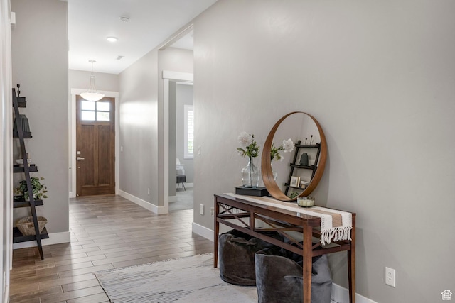 3691 W 2800 S, Hurricane, UT 84737 - entrance foyer featuring wood finished floors and baseboards