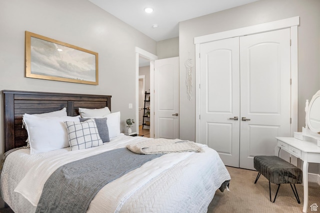 3691 W 2800 S, Hurricane, UT 84737 - bedroom with a closet and light colored carpet