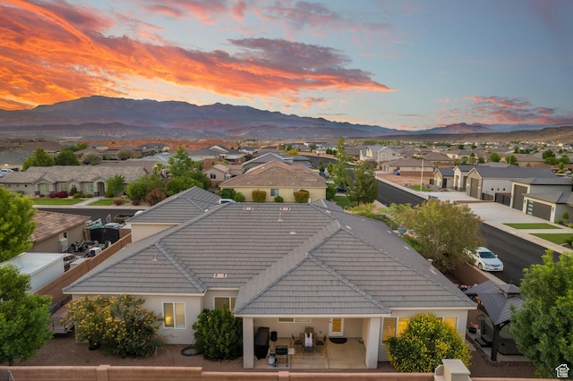 3691 W 2800 S, Hurricane, UT 84737 - aerial view of residential area featuring mountains
