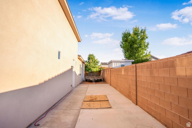 3691 W 2800 S, Hurricane, UT 84737 - view of property exterior featuring a fenced backyard, stucco siding, and a patio area