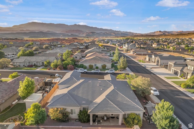 3691 W 2800 S, Hurricane, UT 84737 - aerial view of residential area with a mountainous background