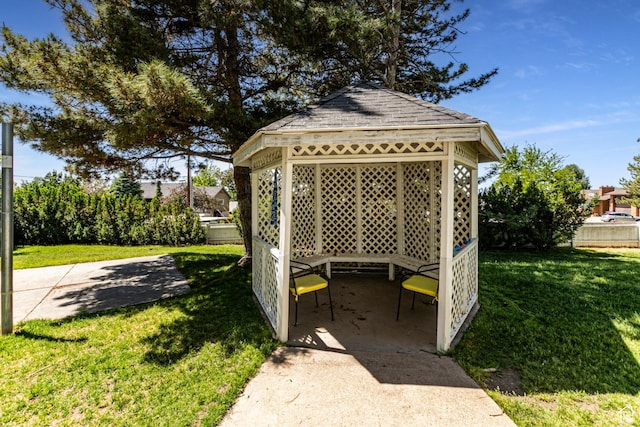 545 W Applewood Dr S # 10, Bountiful, UT 84010 - view of grassy yard with a gazebo and a patio area