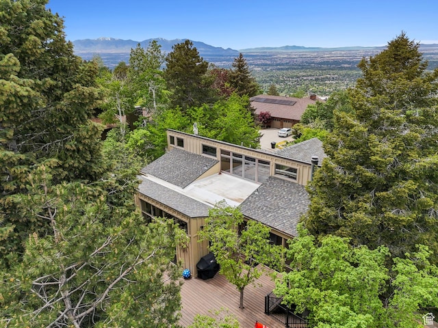 4517 S Abinadi Rd, Millcreek, UT 84124 - view from above of property featuring a mountain backdrop