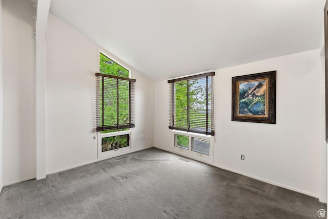 4517 S Abinadi Rd, Millcreek, UT 84124 - carpeted empty room with lofted ceiling and baseboards