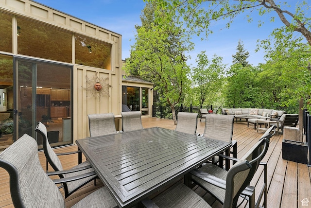 4517 S Abinadi Rd, Millcreek, UT 84124 - deck with outdoor lounge area and outdoor dining space