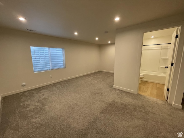 4357 E Longleaf Ln, Eagle Mountain, UT 84005 - below grade area featuring carpet flooring, baseboards, and recessed lighting