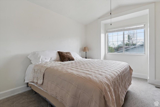 6864 S 3370 W, West Jordan, UT 84084 - carpeted bedroom featuring baseboards and lofted ceiling