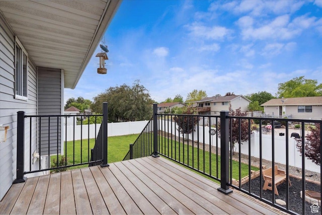 6864 S 3370 W, West Jordan, UT 84084 - wooden terrace featuring a residential view