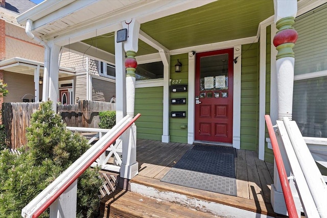 827 E Third Ave N, Salt Lake City, UT 84103 - view of exterior entry featuring covered porch