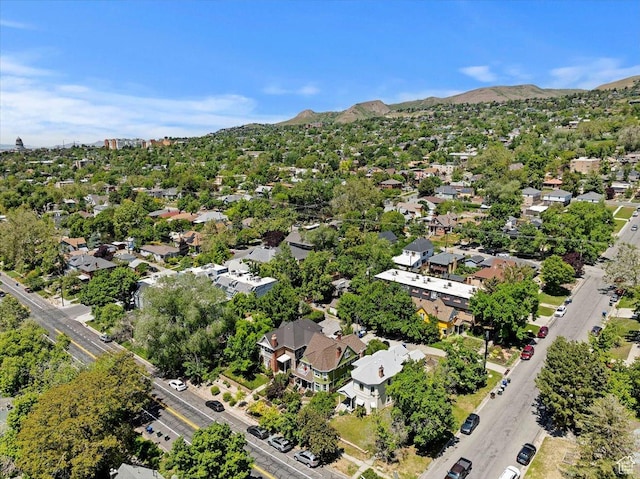827 E Third Ave N, Salt Lake City, UT 84103 - aerial perspective of suburban area featuring a mountain backdrop