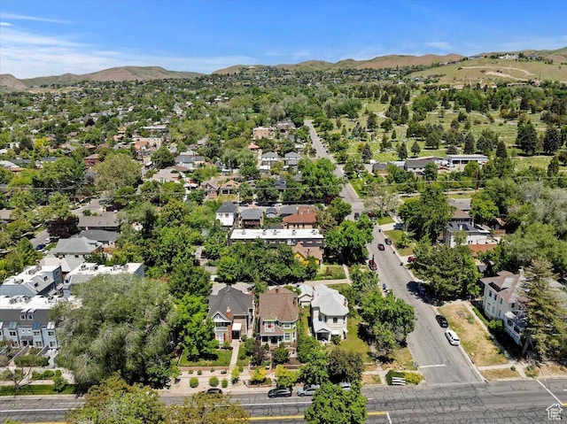 827 E Third Ave N, Salt Lake City, UT 84103 - aerial view of residential area with mountains