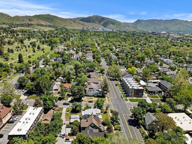 827 E Third Ave N, Salt Lake City, UT 84103 - aerial perspective of suburban area featuring a mountain backdrop