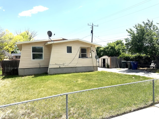 4471 S Honeywood Ln, West Valley City, UT 84120 - back of property with a storage shed