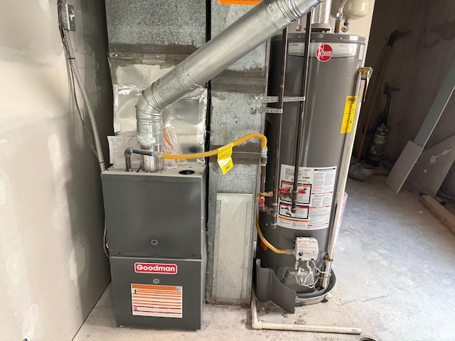 4471 S Honeywood Ln, West Valley City, UT 84120 - utility room featuring water heater