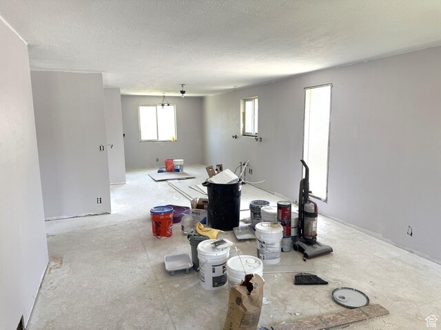 4471 S Honeywood Ln, West Valley City, UT 84120 - living room with a textured ceiling