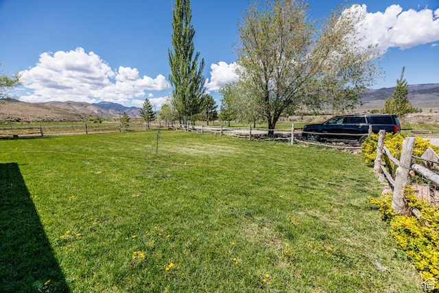 1085 S S River Ridge Ln, Joseph, UT 84739 - view of yard featuring a view of countryside and a mountain view