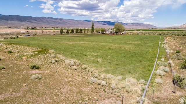 1085 S S River Ridge Ln, Joseph, UT 84739 - view of green lawn featuring a rural view and a mountain view