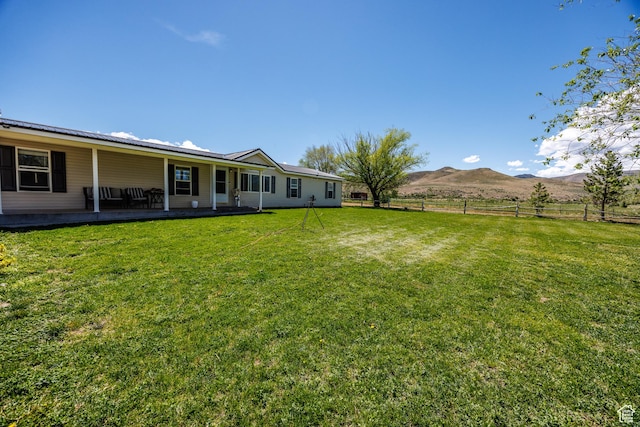 1085 S S River Ridge Ln, Joseph, UT 84739 - view of yard featuring a mountain view