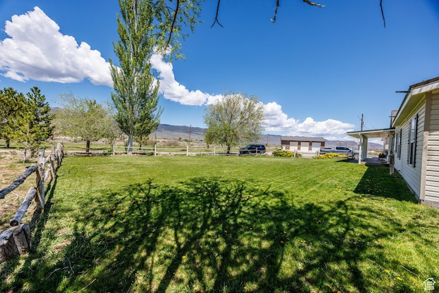 1085 S S River Ridge Ln, Joseph, UT 84739 - view of yard with a view of countryside